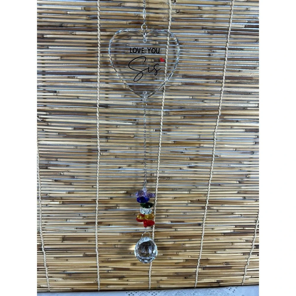 Colorful Crystal Suncatcher - Unique Birthday Gifts for Sister